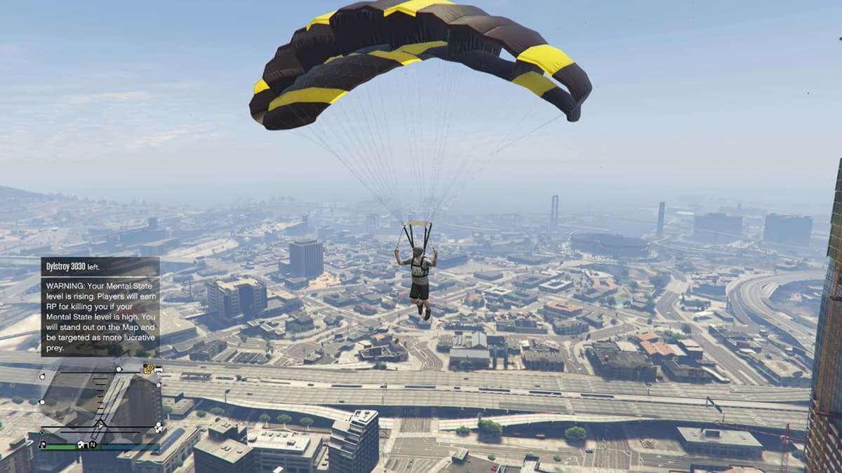 GTA 5: How to Open Parachute (PC, Xbox, PS4, PS5)